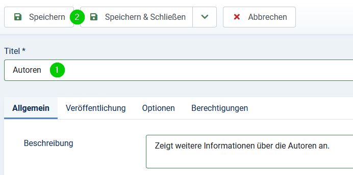 Details bearbeiten
