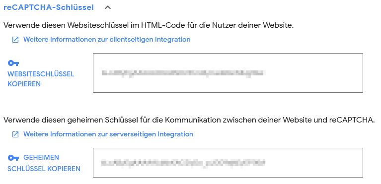 Captcha-Schlüssel