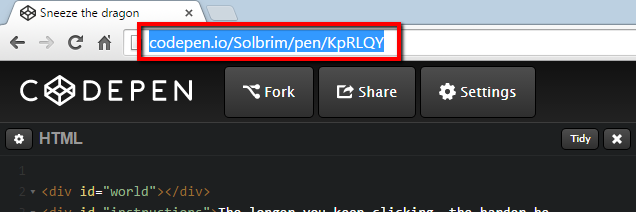 CodePen Block
