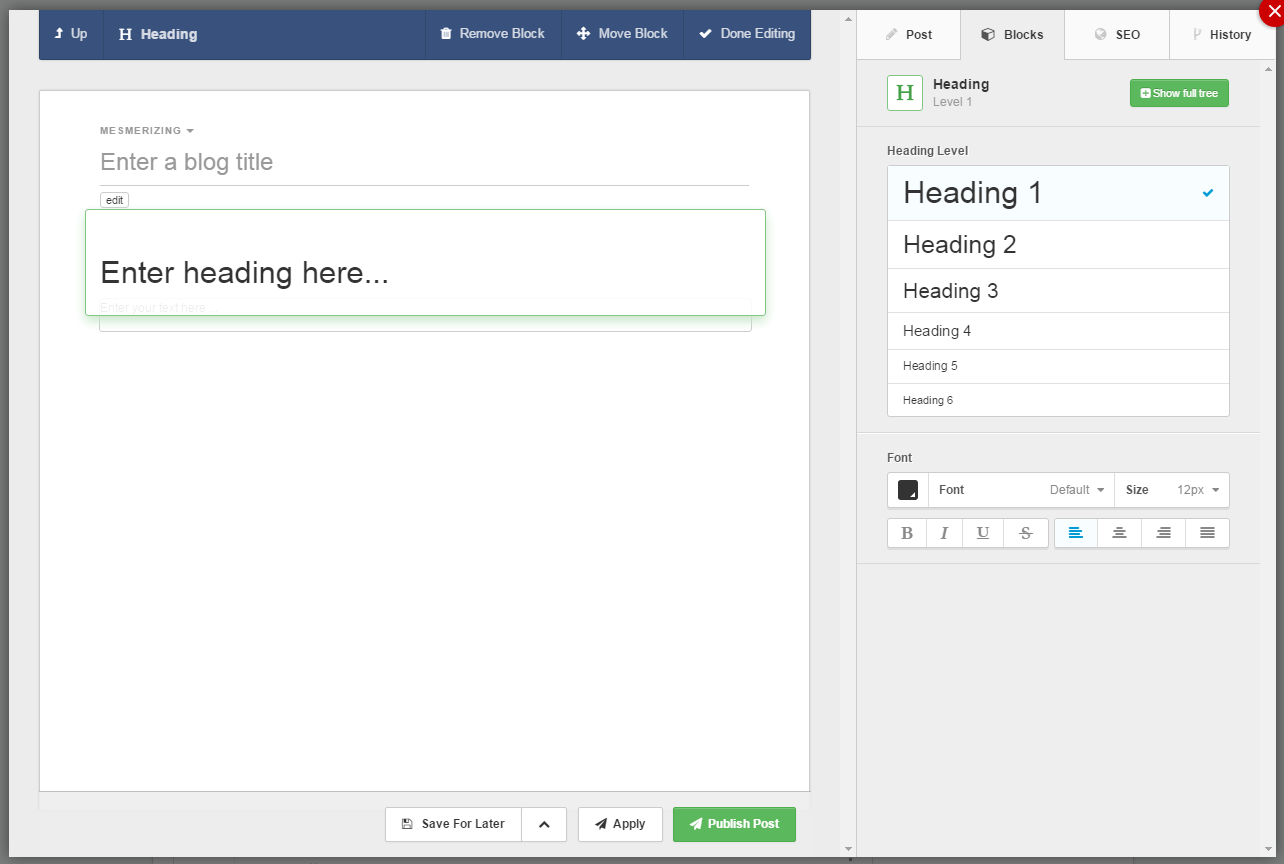 Setting Default editor