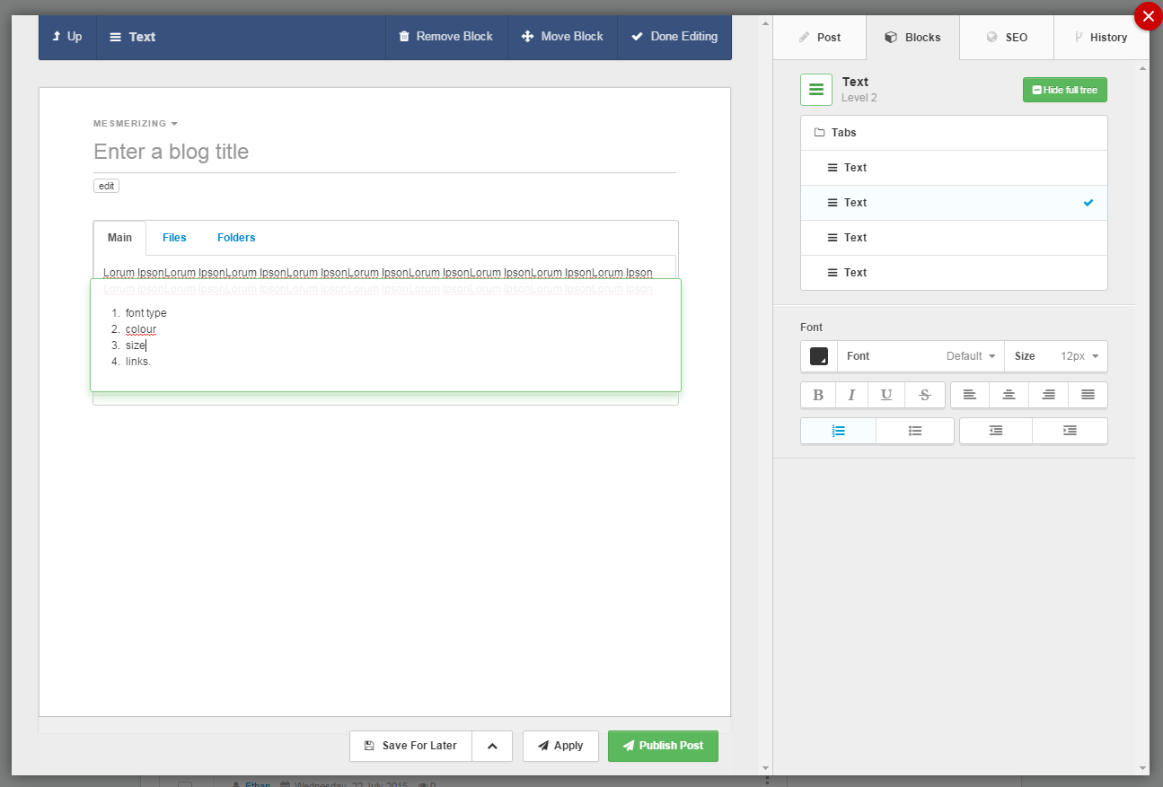 Setting Default editor
