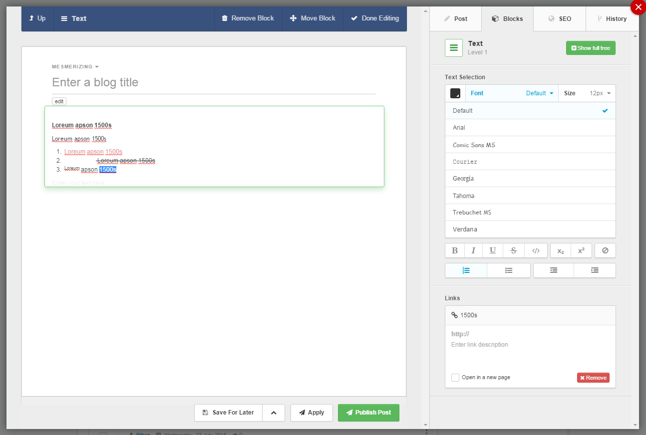 Setting Default editor