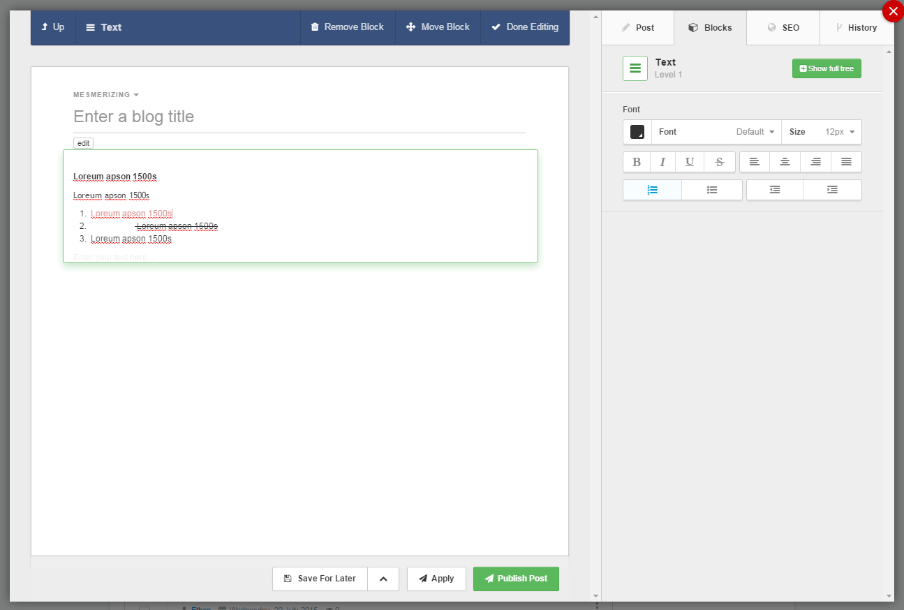 Setting Default editor