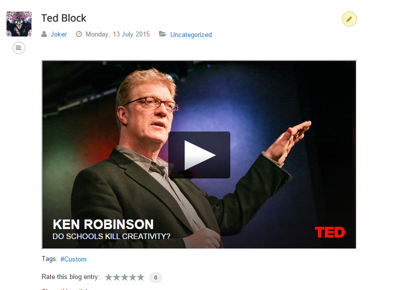 TED block