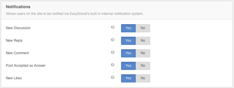 EasySocial Integration