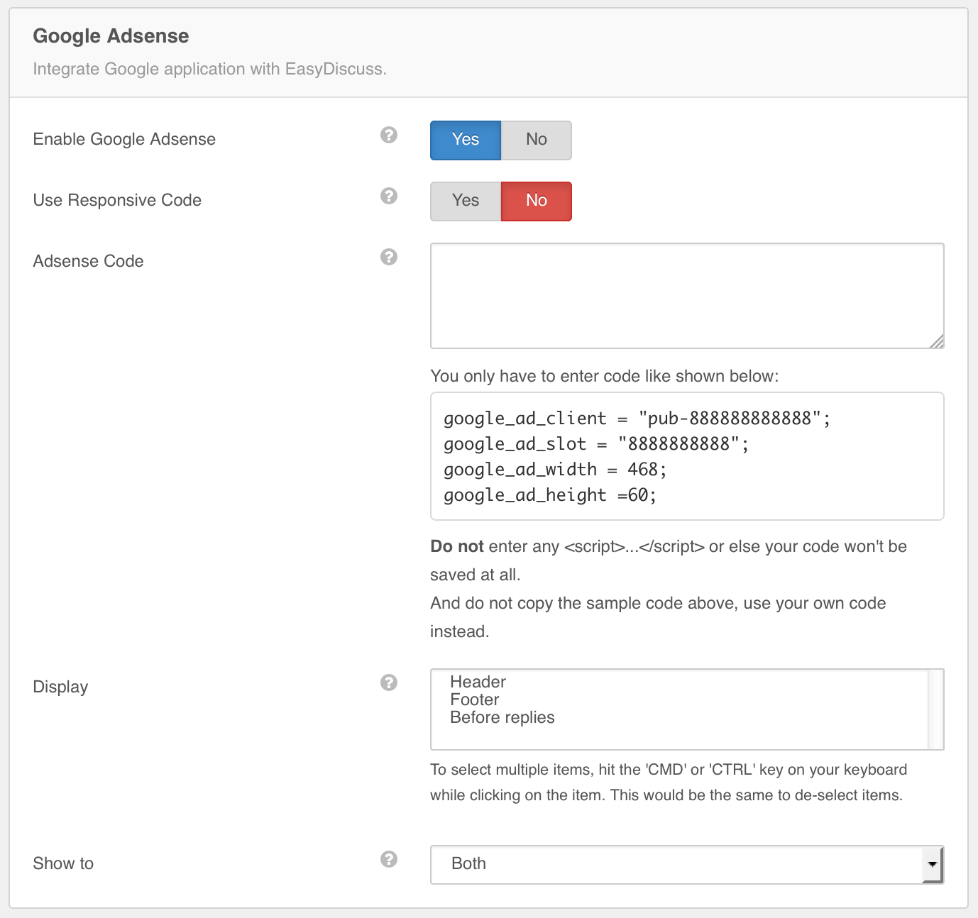 Google Integration