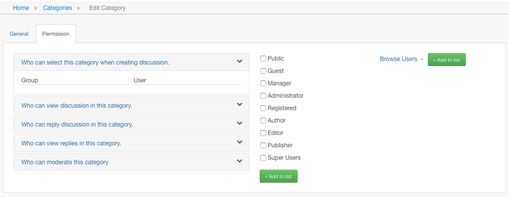 Assign Moderators