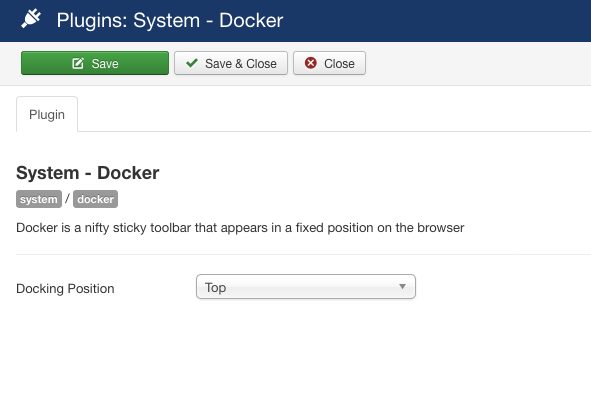 Docker Plugin