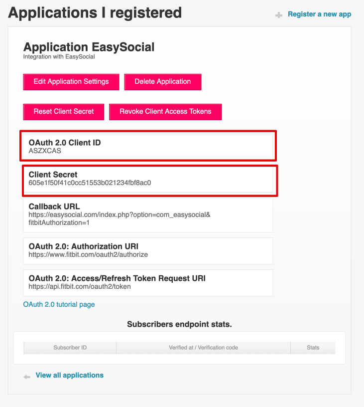 Copy Client ID
