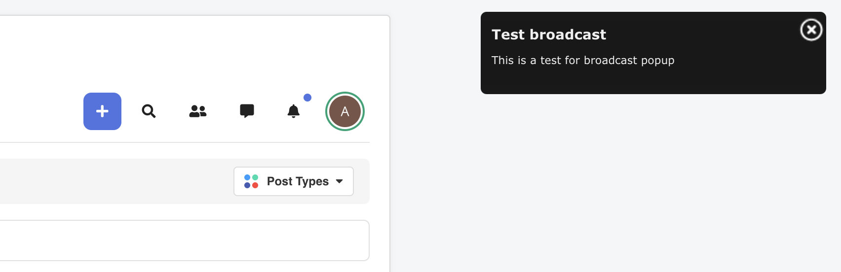 EasySocial Notification Broadcasting