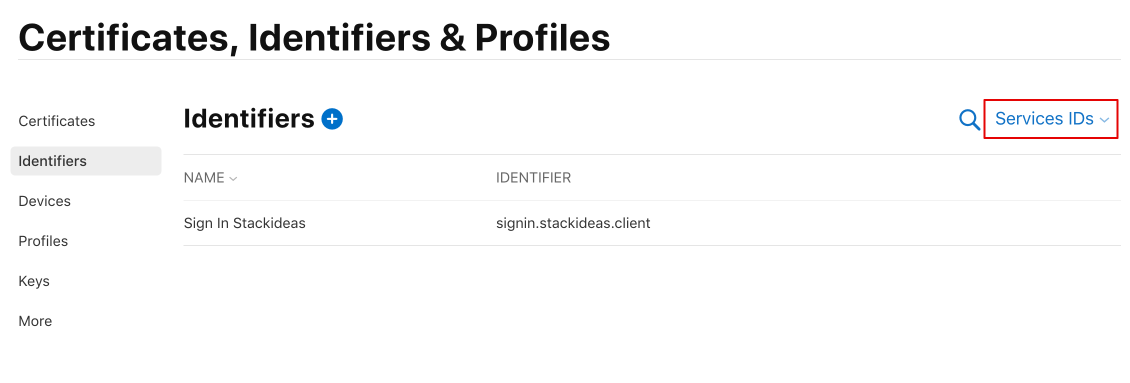EasySocial Apple App Configuration