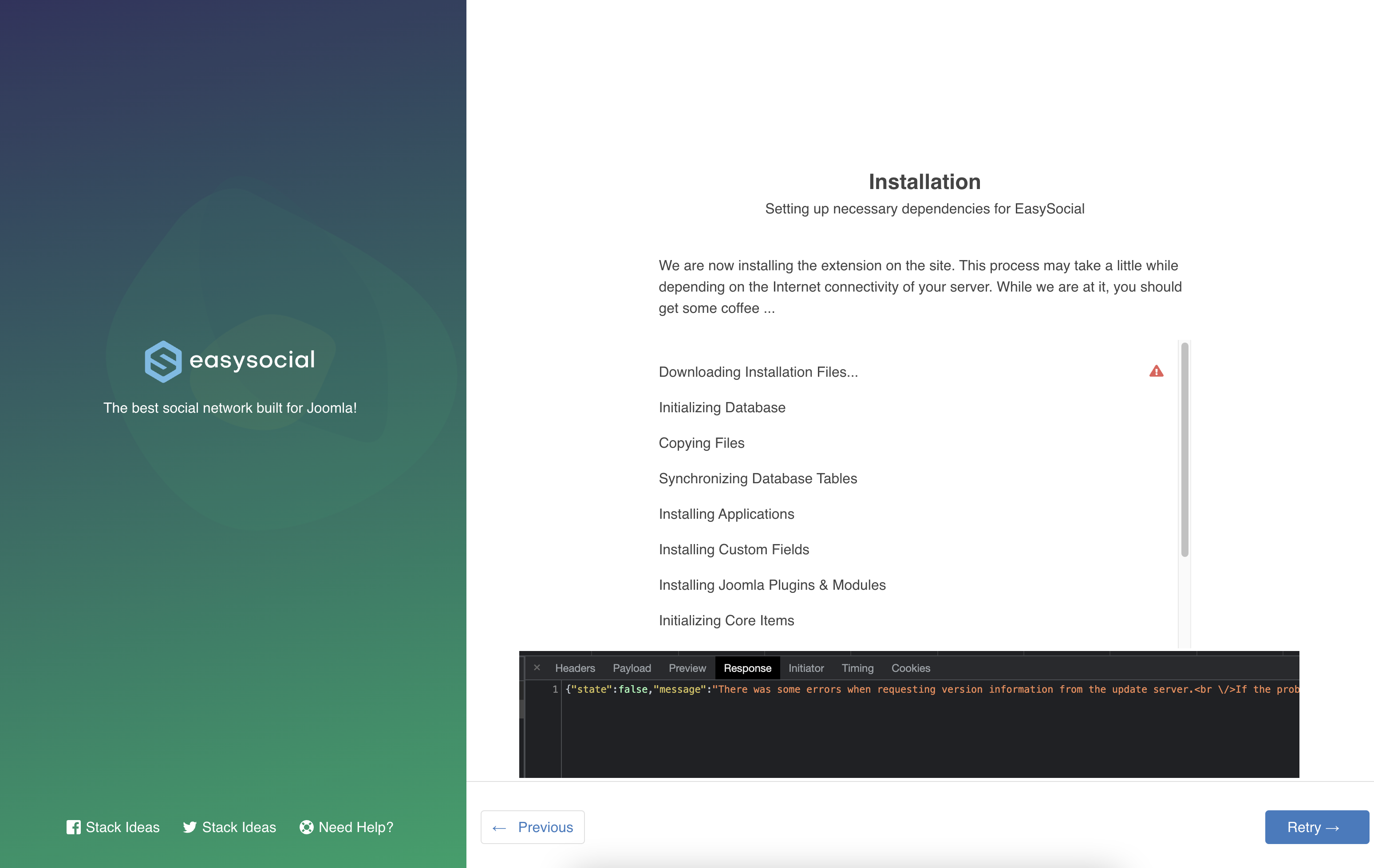 Installation Issues