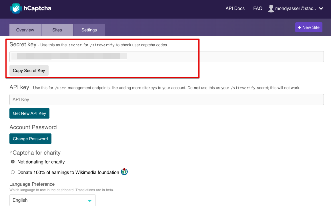 Register new domain
