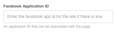 Facebook Configuration