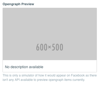 Facebook Configuration