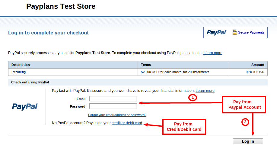 Recurring Payment