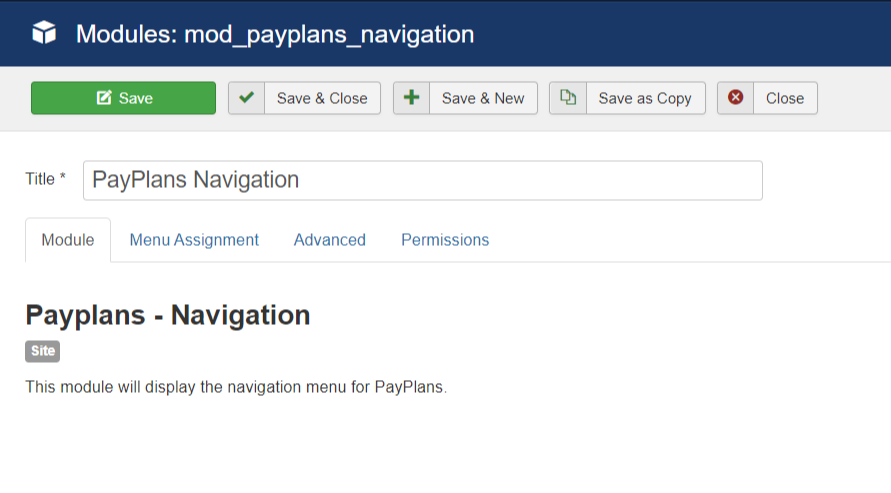 Navigation Module