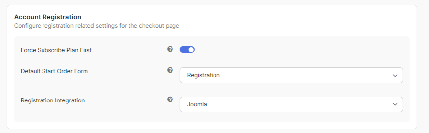 Account Registration
